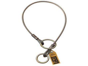 3M DBI Sala® 4 ft Cable Tie-off Adapter, pass thru, Stainless Steel | Mfg# 5900550