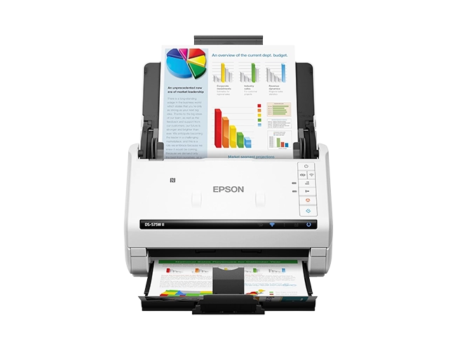Epson DS-575W II - document scanner - desktop - USB 3.0, Wi-Fi(n)