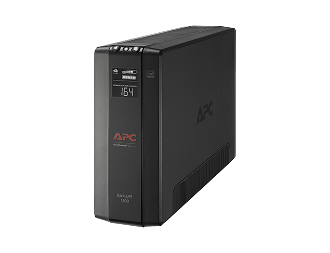 APC Back-UPS Pro, 1500VA, Tower, 120V, 10 NEMA 5-15R outlets, AVR, LCD