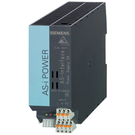 Siemens 3RX9501-2BA00 AS-I Power Supply Unit, 120/230 VAC Input, 30 VDC Output, 6 A Input, 2.6 A Output
