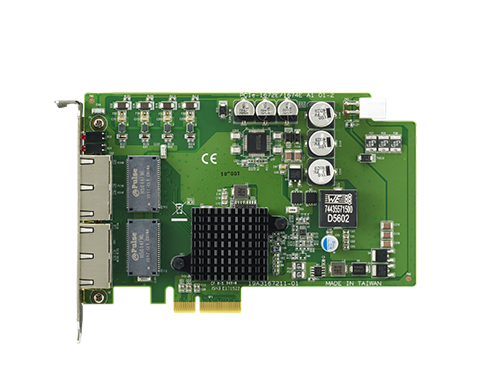 Advantech 4-port 10/100/1000 BaseT(X) 802.3af (PoE) Compliant, Ethernet ports