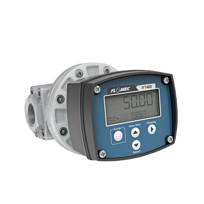 Flomec OM Series Flow Meter with Display | 1/2" - 2" (1 L/min - 450 L/min)
