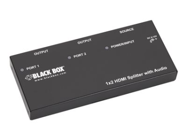 Black Box 1x2 HDMI Splitter - video/audio splitter - 2 ports