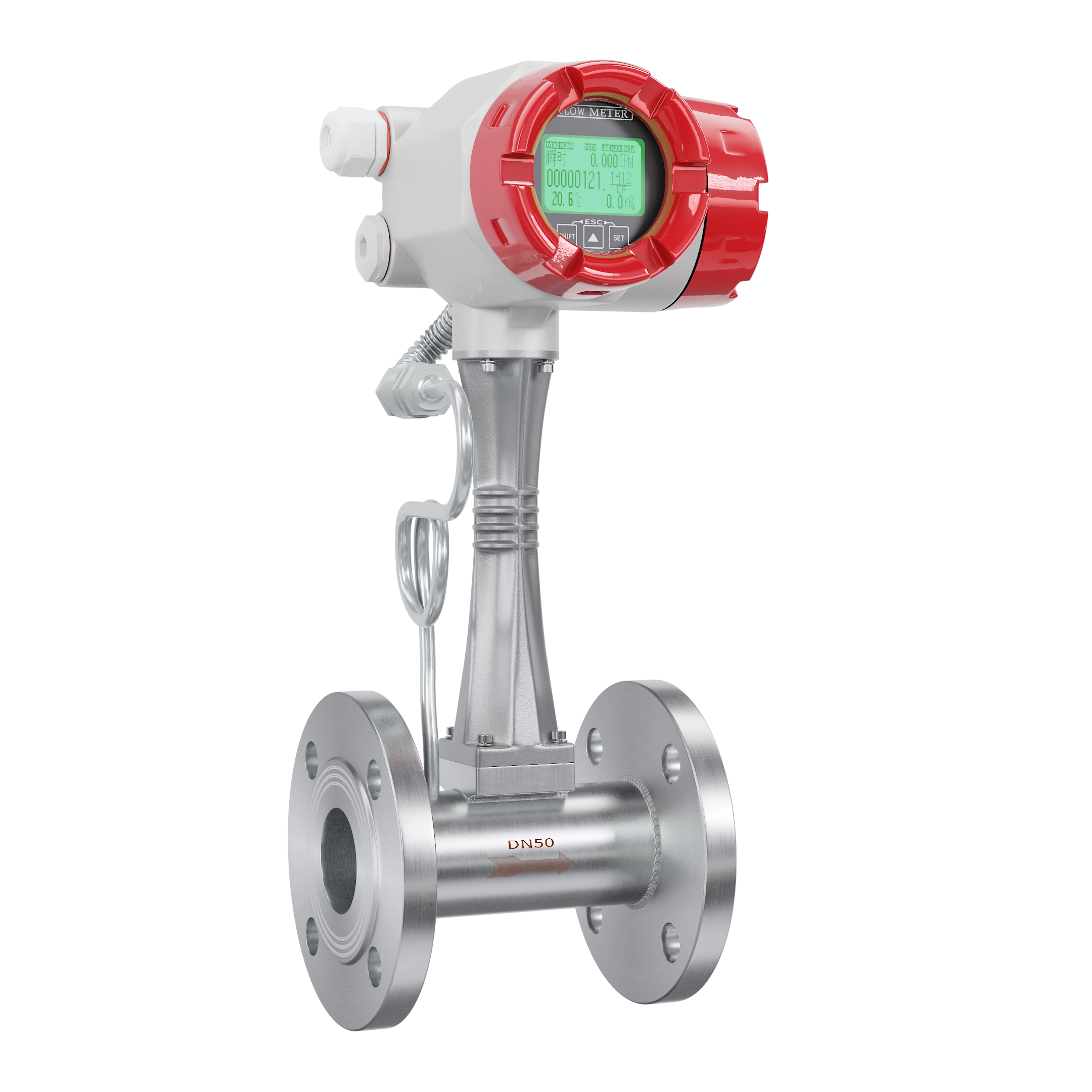 SUP-LUGB-C Intelligent anti-vibration vortex flowmeter