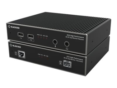 Black Box KVXHP-400 - KVM / audio / serial / USB extender - RS-232, USB 2.0, 10 GigE, DisplayPort, 5 GigE