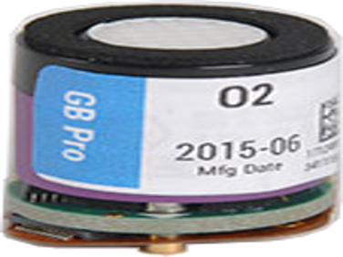 GasBadge Pro O2 Sensor, Oxygen, Measuring Range 0-30% Vol, Industrial Scientific
