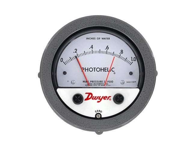 DWYER Differential pressure gauge Photohelic® 3 series