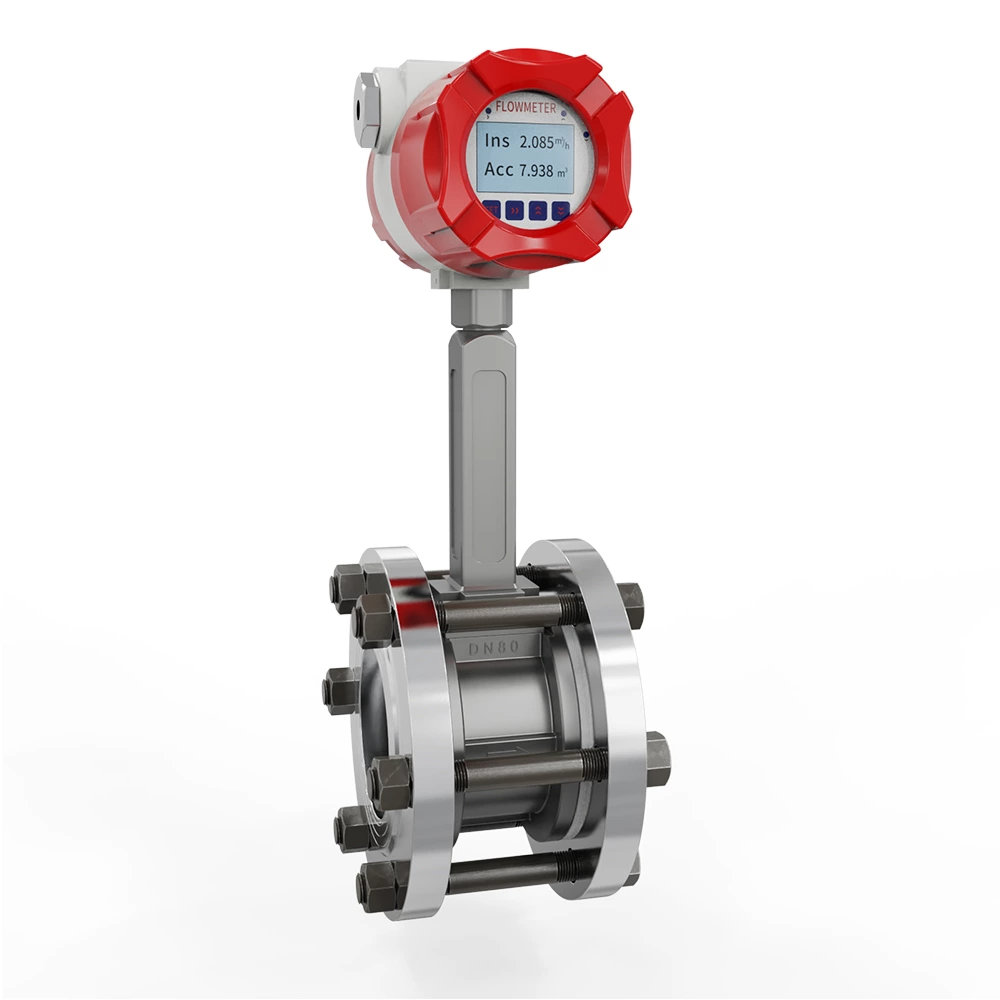 Supmea SUP-LUGB Vortex flowmeter wafer installation