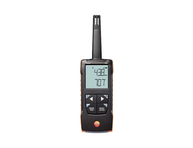 Testo 625 Digital Thermohygrometer, 0 to 100% RH, -4 to 140°F
