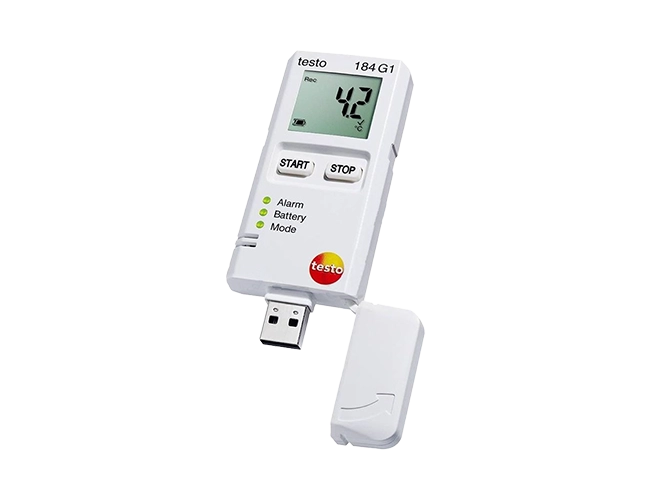 Testo 184-G1 USB Temperature, Humidity and Shock Data Logger with LCD