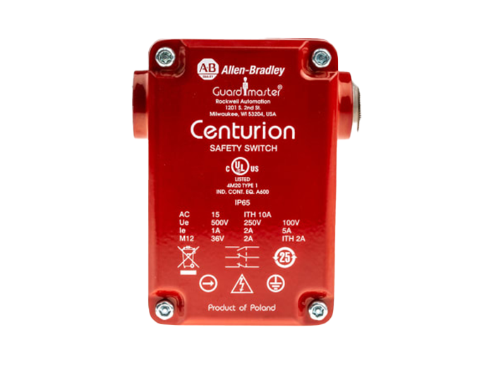 Allen Bradley Guardmaster 440K Safety Interlock Switch, 2NC/1NO, Tongue Actuator Included, Metal