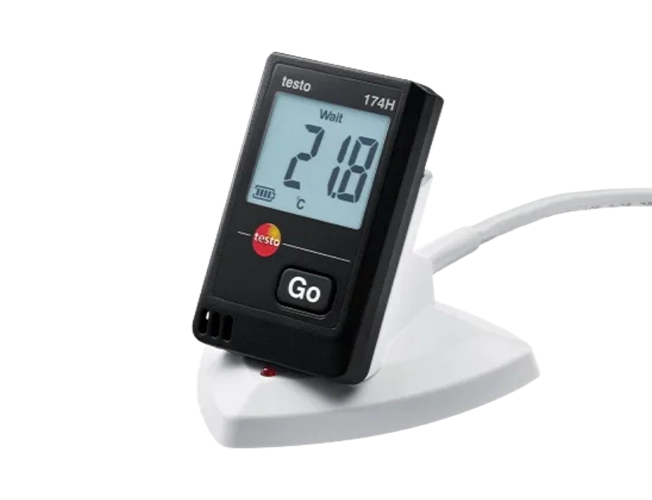 Testo 174H 2-Channel Temperature/Humidity Data Logger Kit with USB interface