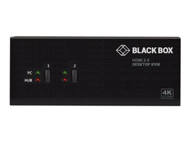 Black Box KV6222H - KVM / audio switch - 2 ports - TAA Compliant