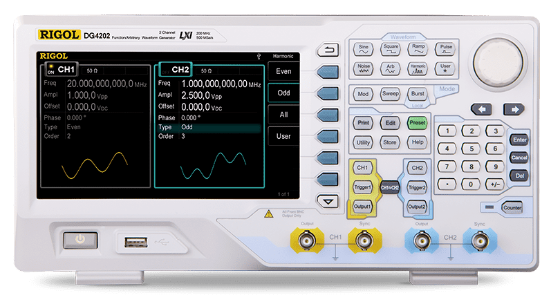 Function / Arbitrary Waveform Generator DG4000 Series