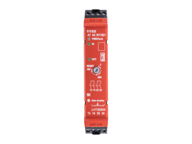 Allen Bradley 440R / MSR125H/HP Two Hand Control Safety Relay, 24V ac/dc, Dual-Channel, 2 Safety Contacts