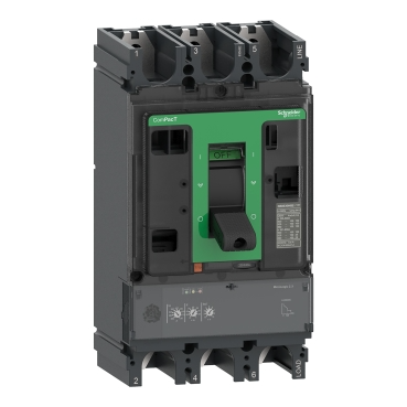 Circuit breaker, ComPacT NSX400N, 50kA/415VAC, 3 poles, MicroLogic 2.3 trip unit 400A