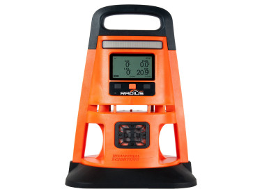 Industrial Scientific Radius BZ1 Area Monitor, LENS Wireless, LEL(Pentane), CO, H2S, O2, Without Pump, UL/CSA