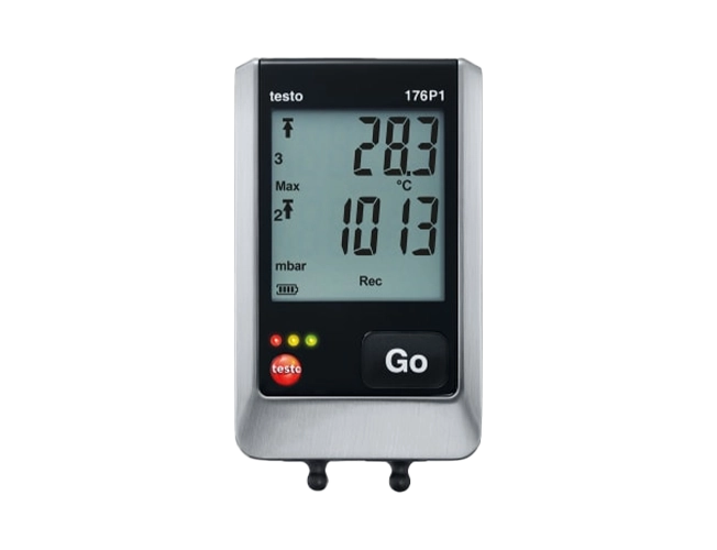 Testo 176-P1 5-Channel Pressure/Temperature/Humidity Data Logger with external NTC