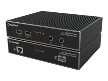 Black Box KVXHP-200 - KVM / audio / serial / USB extender - RS-232, USB 2.0, 10 GigE, DisplayPort, 5 GigE