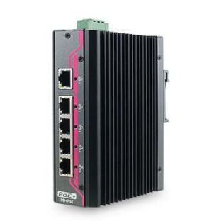 EDX-104J Neousys 5-port PoE+ Gigabit Unmanaged Industrial Ethernet Switch