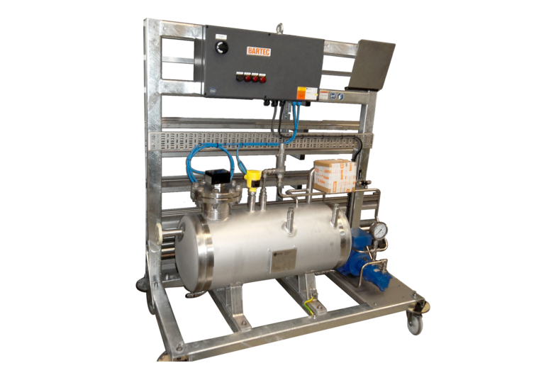 Sample Recovery System For the return of proper samples to the process lines