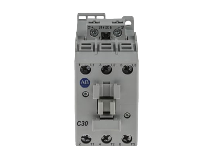 Allen Bradley 100 Series 100C Contactor, 24 V dc Coil, 3-Pole, 30 A, 15 kW, 3NO, 690 V ac