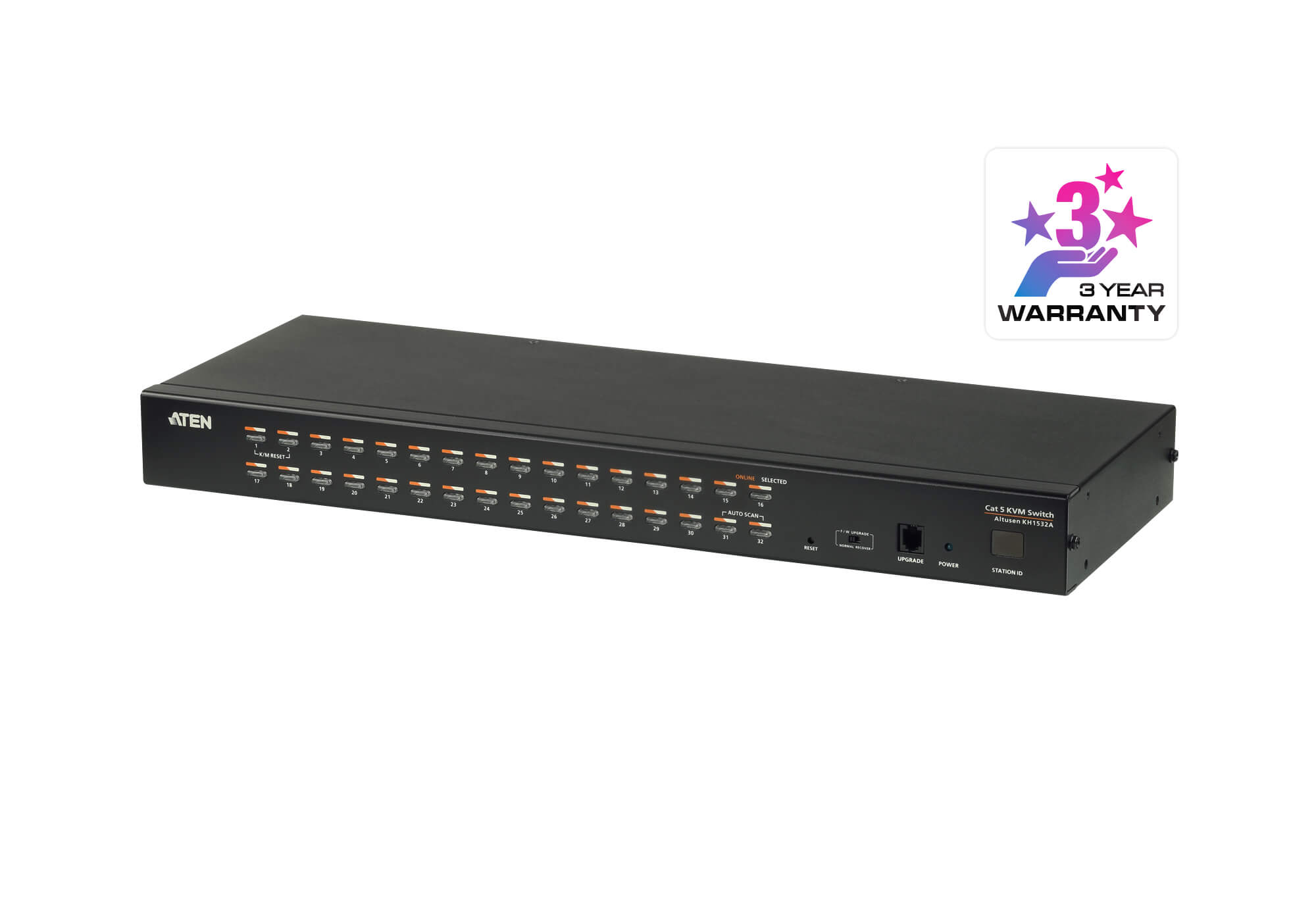 8-Port Multi-Interface (DisplayPort, HDMI, DVI, VGA) Cat 5 KVM Switch  KH1508A