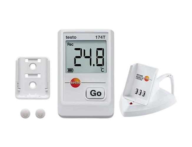 Testo 174T 1-Channel Temperature Data Logger Kit with USB interface