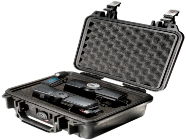 Pelican 1200 Case - Watertight, crushproof and dustproof. Comes with pick n pluck foam interior
