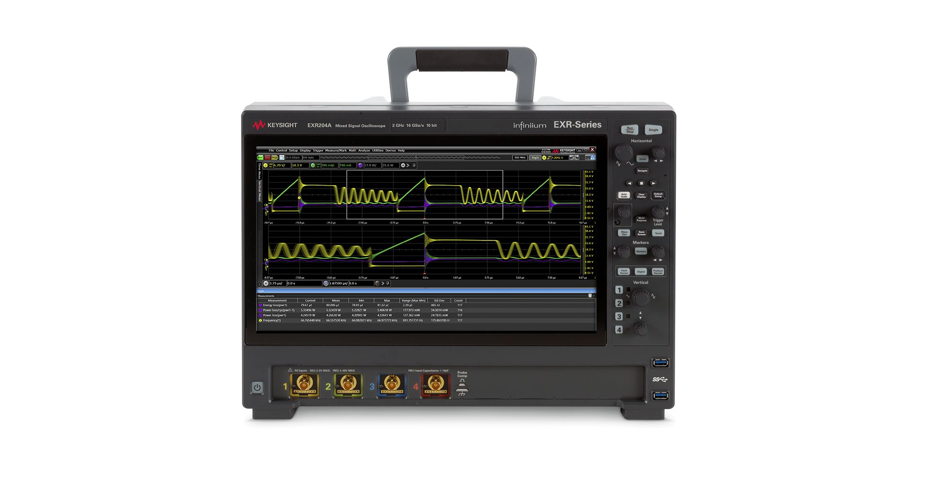 EXR204A Infiniium EXR-Series Oscilloscope: 2 GHz, 4 Channels