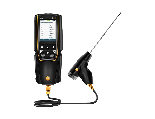 Testo 310 II Combustion Analyzer Kit, 32 to 752°F, 0 to 4000 ppm