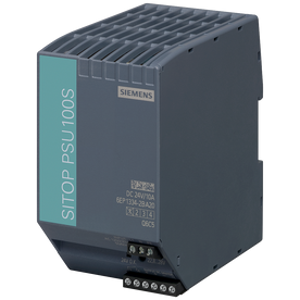 Siemens SIPLUS 6AG13342BA204AA0 PSU100S Stabilized Power Supply Module, 120/230 VAC Input, 24 VDC Output, 1.91/4.49 A Input, 10 A Output