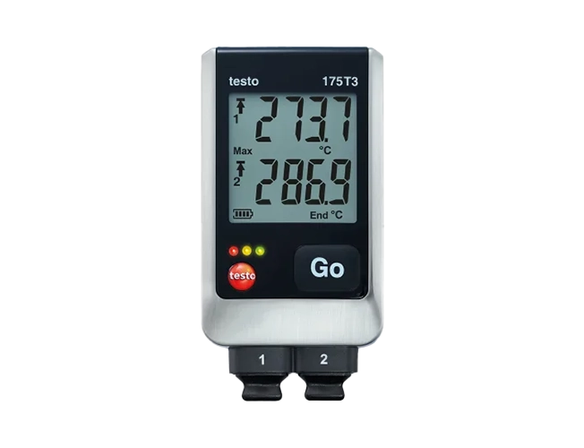 Testo 175 T3 2-Channel Temperature Data Logger with 2 external TC