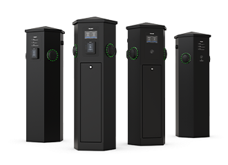 Rolec HEX Intelligent EV charging pedestal
