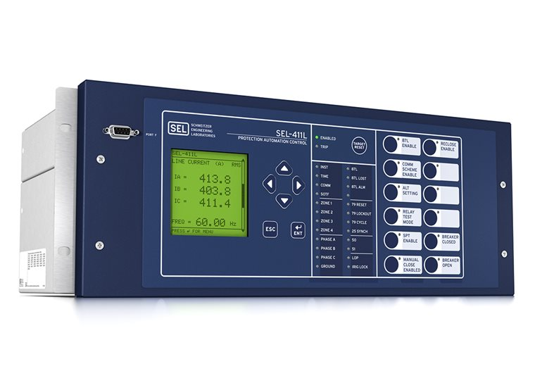 SEL-411L Advanced Line Differential Protection, Automation, and Control System