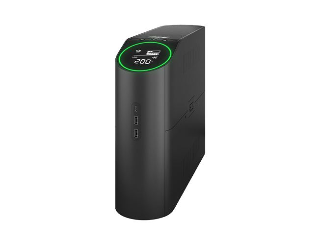 APC Back-UPS Pro for Gaming, 1500VA/900W, Tower, 120V, 10x NEMA 5-15R outlets, RGB Lights, Pure Sine Wave, Midnight (Black)