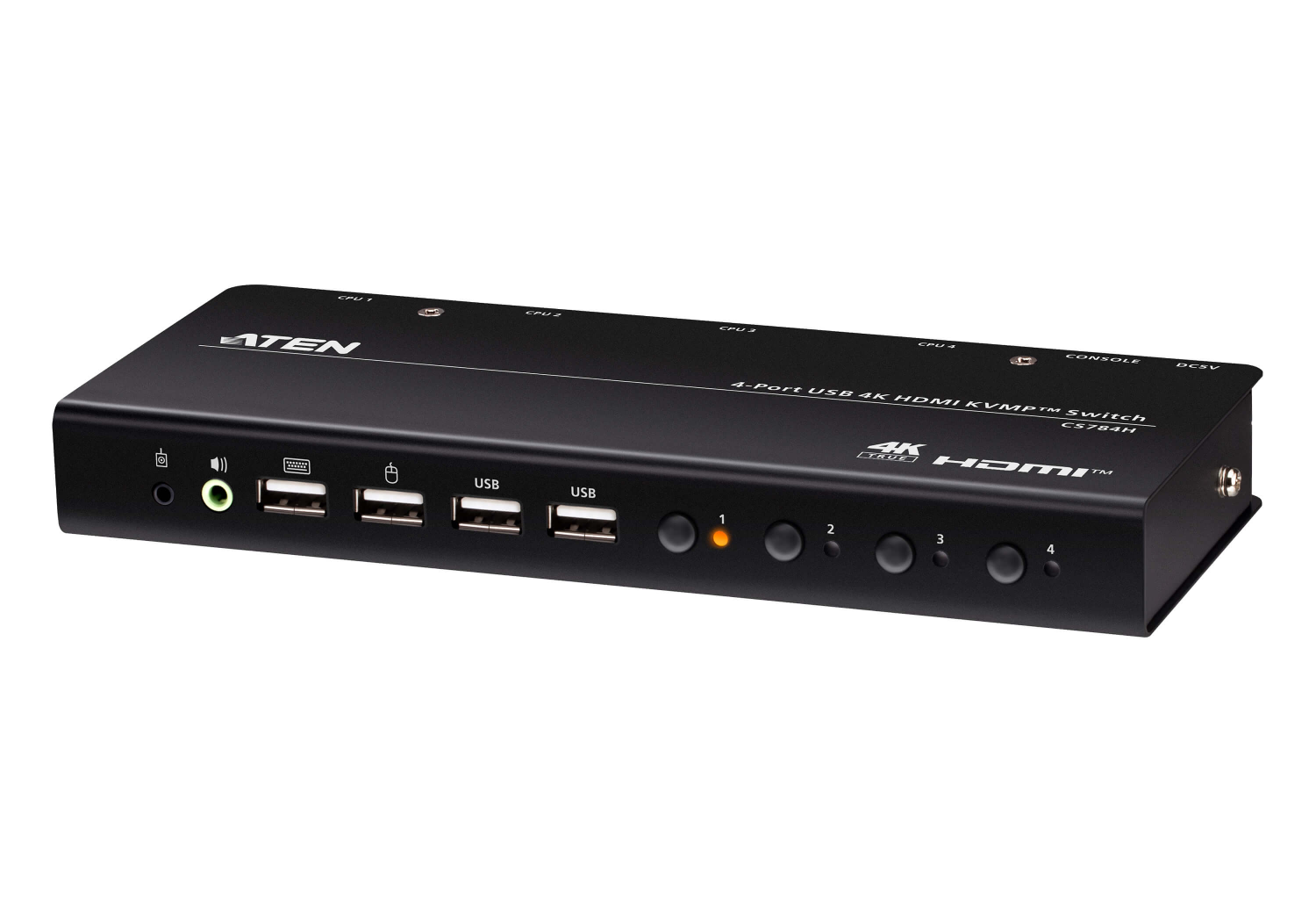 4-Port USB 4K HDMI KVMP™ Switch (Cables included)
