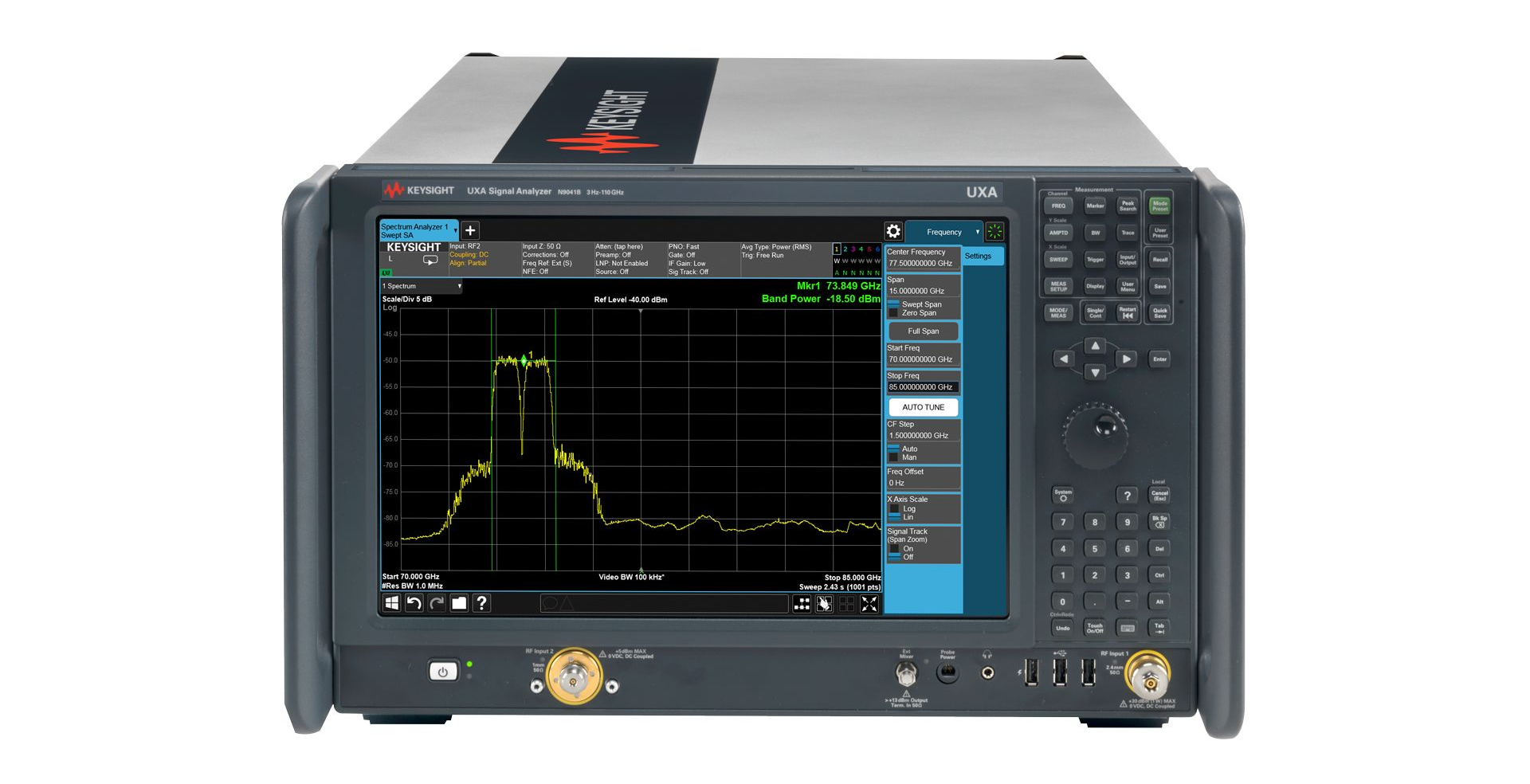 Keysight N9042B UXA Signal Analyzer, 2 Hz to 75 GHz