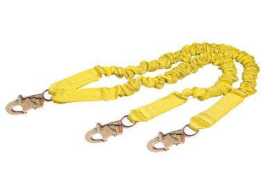 3M DBI Sala ShockWave 2 100% Tie Off Lanyard, Self Locking Hooks, Mfg# 1244406