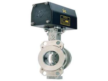 Keystone K-LOK Figure 360/362 and 370/372 High Performance Butterfly Valve with Powered Actuator