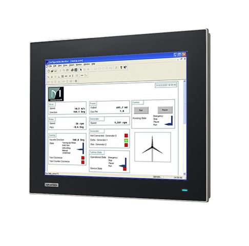 Advantech 15" XGA Ind Monitor w/Resistive TS