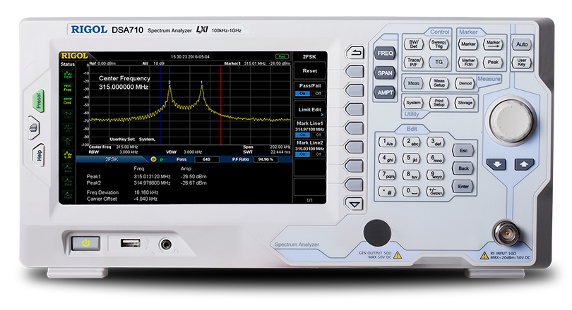 Spectrum Ａnalyzers DSA700 Series